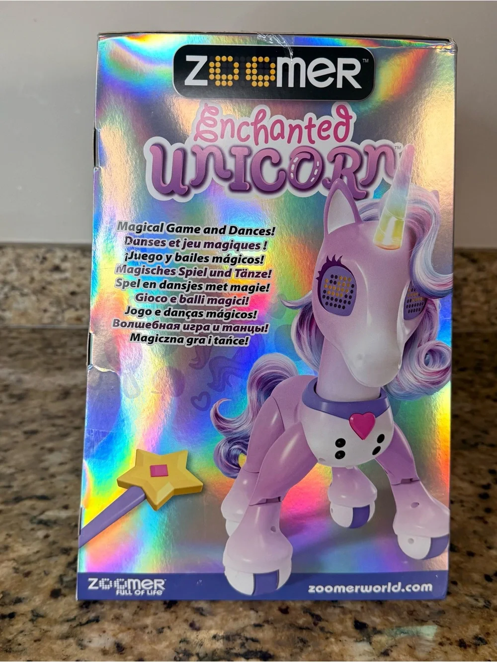 Zoomer Interactive Enchanted Unicorn Toy ToysRUs Exclusive Discontinued NIB New